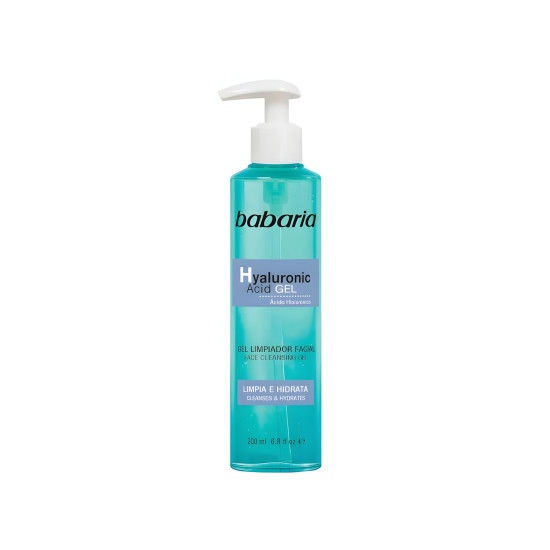 Babaria Hyaluronic Acid Face Cleansing Gel & Cream Set